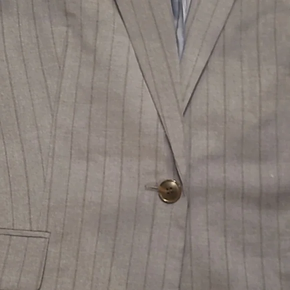 MADEWELL YARN DYED PINSTRIPE BLUE BLAZER - Picture 7 of 12